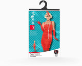 Smiffys Women's 1920's Red Flapper Costume