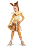 Disguise Pokemon Eevee Costume for Kids, Girls Deluxe Character Outfit, Child Size Medium (7-8) Brown (90760K)