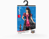 Smiffys Women's Plus Size Wild West Saloon Girl Costume