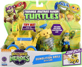 Teenage Mutant Ninja Turtles Space Construction Drill/Leonardo Vehicle & Figure