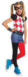 Rubie's Costume Kids DC Superhero Girls Harley Quinn Costume, Medium,Blue