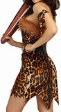 Dreamgirl Women's Clubbin' Cutie Leopard Cavewoman