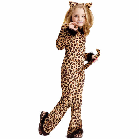 Fun World Pretty Leopard Costume Multicolor (Large 12-14)