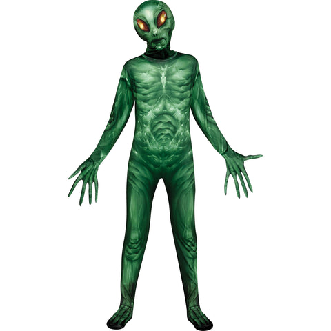 Fun World Cosmic Alien Fade In/Out Child Costume, Large 12-14