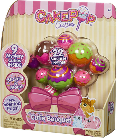 Basic Fun CakePop Cuties - CakePop Bouquet – Squishies – Includes 25 Surprises!