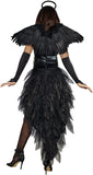 Dreamgirl Women's Luxurious Angel of Darkness