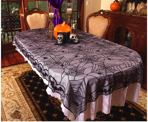 UNDERWRAPS Spider Web Lace Tablecloth Decoration