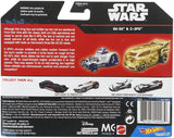 Hot Wheels Star Wars Rogue One Battle Damaged C-3P0 and R2-D2 Character Car (2-Pack)