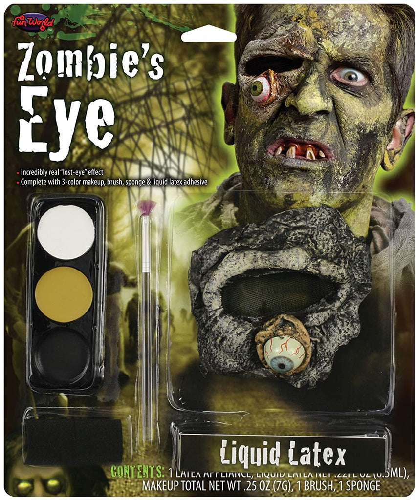 Fun World Zombie's Eye Latex Makeup Kit - ST