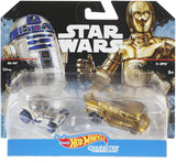 Hot Wheels Star Wars Rogue One Battle Damaged C-3P0 and R2-D2 Character Car (2-Pack)