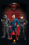 Man of Steel Deluxe Superman Children's Costume, Large