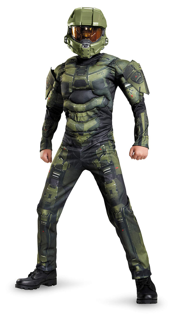Master Chief Classic Muscle Costume, X-Large (14-16)