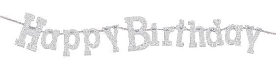 7" Diamond Banner - Silver