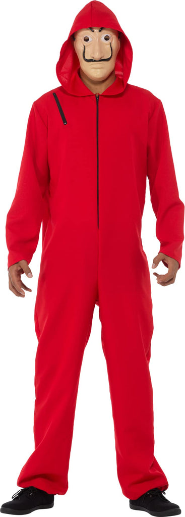 High Stakes Money Thief Men's Costume Small 34-36 Red