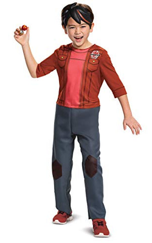 Disguise Bakugan Dan Kuso Costume, Kids Show Inspired Character Outfit for Kids, Classic Child Size Medium (7-8), Red & Blue, 107369K