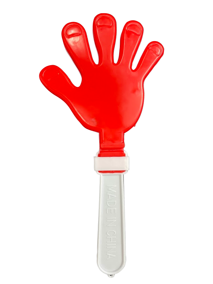 1 dz 7.5" Hand Clappers - Red, White, Blue