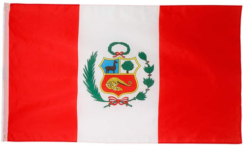 3ft. x 5ft. Country Flag Wall Banner - Peru