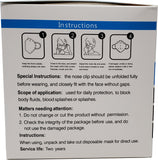 KN95 Folding Dust Respirator - 30 Count