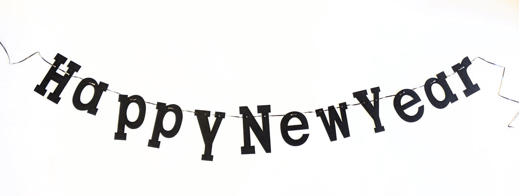Happy New Year Diamond Sparkle Banner