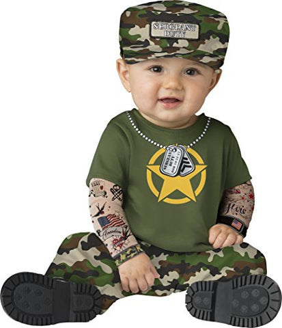 Fun World Baby Boys' Sergeant Duty, Multi, L