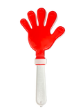 1 dz Red white and Green Hand Clappers
