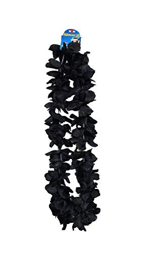 Lush 48" Hawaiian Leis - Black