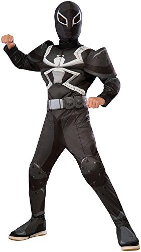 Rubie's Ultimate Spider-Man Agent Venom Deluxe Children's Costume Jumpsuit