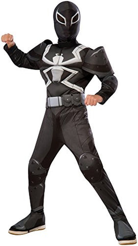 Rubie's Ultimate Spider-Man Agent Venom Deluxe Children's Costume Jumpsuit