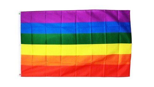 3' x 5' Rainbow Soft Polyester Flag Banner
