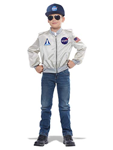NASA Flight Jacket Costume for Kids Large