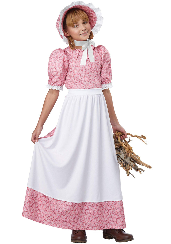 Girl's Early American Girl Costume Large