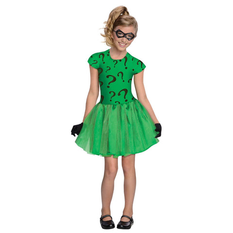 DC Super Villain Collection Riddler Girl's Costume with Tutu Dress - Small / 1 / 36.0 months