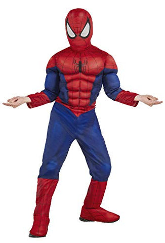 Rubie's Marvel Ultimate Spider-Man Deluxe Muscle Chest Costume, Child Small - Small One Color