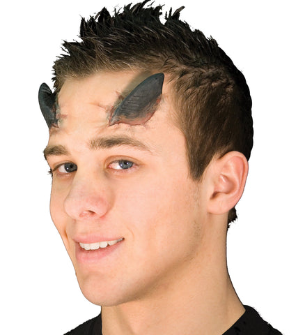 Woochie by Cinema Secrets Black Demon Horns Latex Appliance, Black, One Size