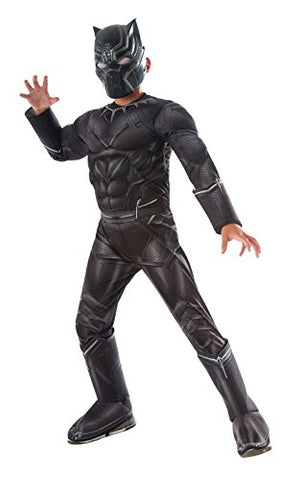 Rubie's Costume Captain America: Civil War Deluxe Black Panther Costume, Child Large