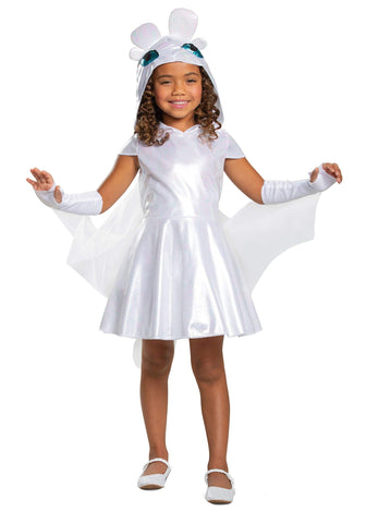 Disguise Light Fury Classic How To Train Your Dragon Child Costume, X-Small REMPTY (3T-4T)