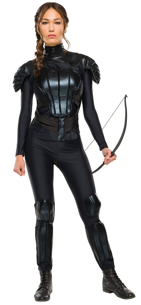 Rubie's womens The Hunger Games Deluxe Katniss "Rebel" Mockingjay Part 1 Adult Sized Costumes, As Shown, Large US