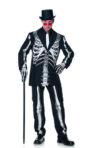UNDERWRAPS mens Men's Skeleton Suit - Bone Daddy adult sized costumes, Black, X-Large 46-48 US