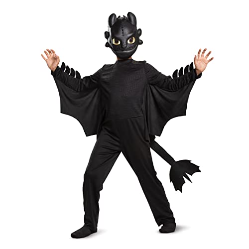 Toothless Classic How to Train Your Dragon Child Costume, Kids Size Extra Small (3T-4T)