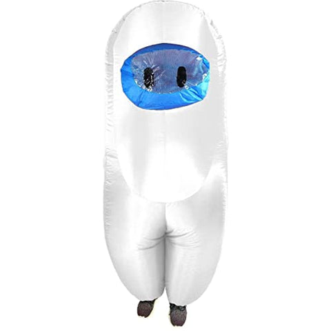 Studio Halloween, LLC Amongst Us White Imposter Sus Crewmate Killer Inflatable Child's Standard