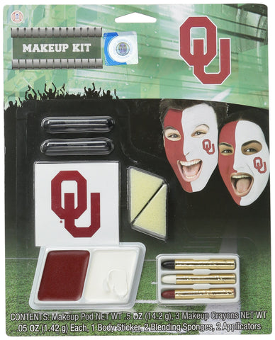 Paper Magic University Of Oklahoma Makeup Kit, Red, One Size