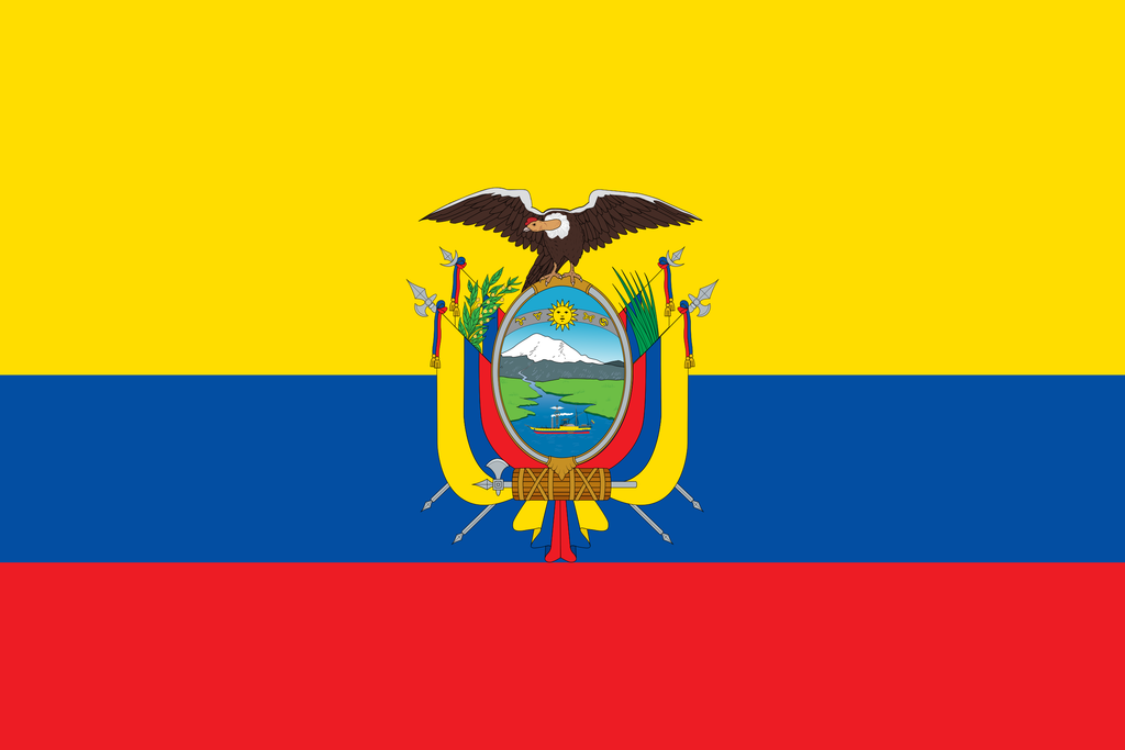 3' x 5' Ecuador Soft Polyester Flag Banner