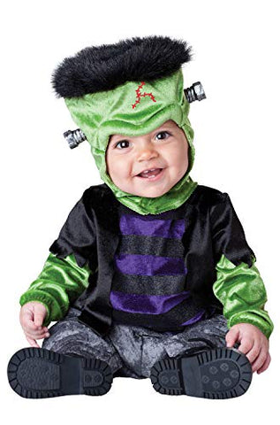 InCharacter Costumes Baby's Monster-Boo Costume, Black/Green/Purple, Small