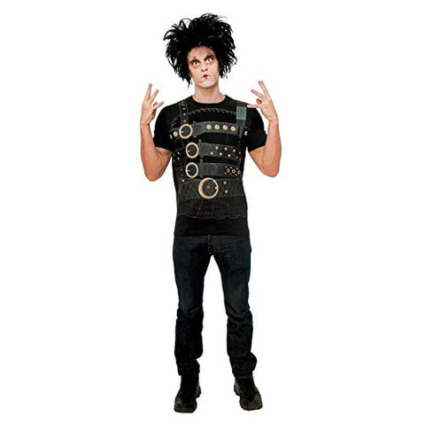 Rubie's Men's Edward Scissorhands Costume Shirt X-Large Black