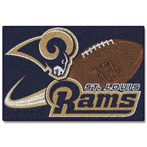 NFL St. Louis Rams 20-Inch-by-30-Inch Tufted Rug