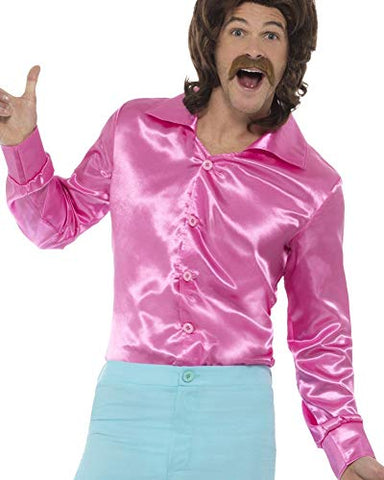 Smiffy's Costumes 60s Shirt Pink