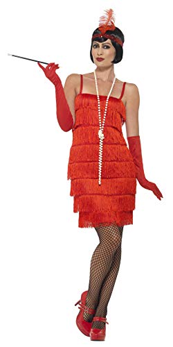 Flapper Adult Costume Red - Medium