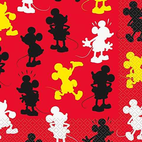 Unique Disney Mickey Mouse Party Luncheon Napkins - 16 ct