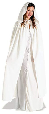 Rubie's unisex adult Lord of the Rings Elven Cloak Party Supplies, Arwen White, Standard US