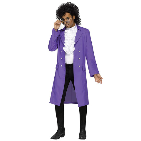 Fun World Mens Rain Plus Jacket Adult Sized Costumes, Purple, STD Up To 44R US